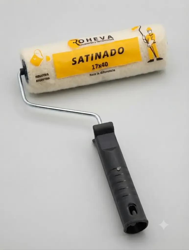 Rodillo Satinado (Lana Rasado Bajo) 17X50