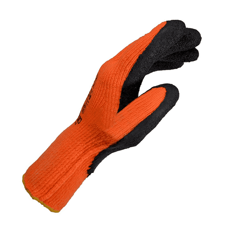Guante Base Rugosa Naranja Reforzado