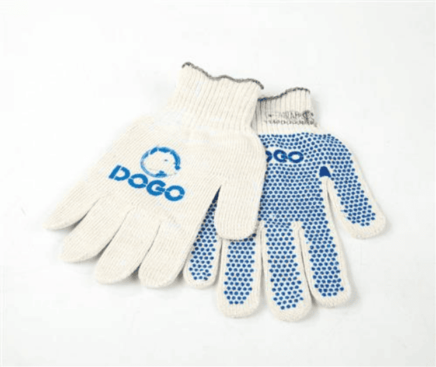 Guantes Moteados Reforzados Normas Iram Blanco 