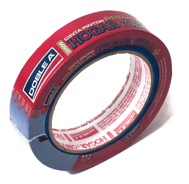 Cintas Azul Obra UV Doble A 18 mm 
