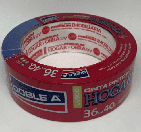 Cintas Azul Obra UV Doble A 36 mm 