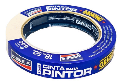 Cinta Pintor Blanca Doble A 50 mts  18 mm (988)