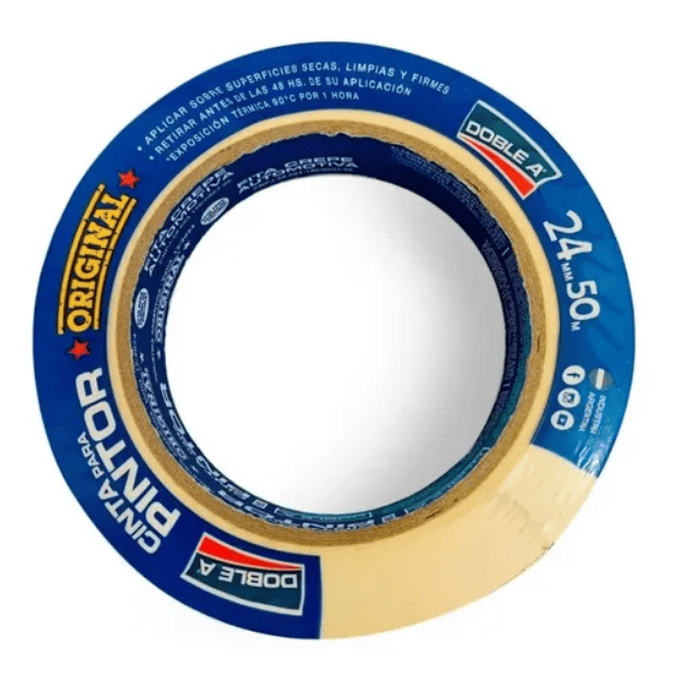 Cinta Pintor Blanca Doble A 50 mts  24 mm (988)