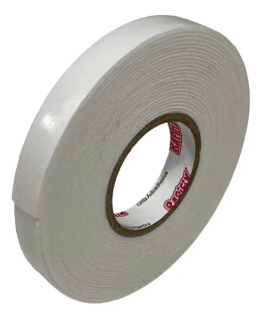 Cinta de Polietileno Doble Faz Blanca de 12 X 10 mts