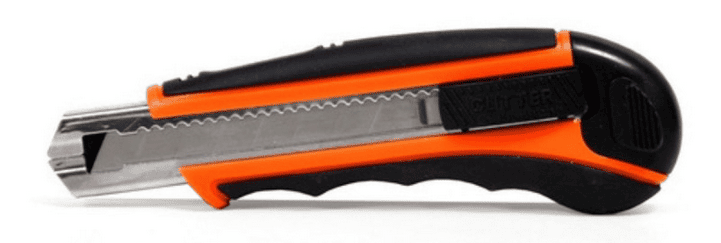 Cutter Plastico 18 mm Reforzado
