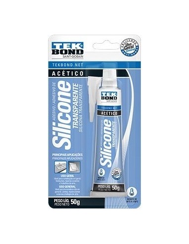 Silicona Acetica Transp. 50 g Pomo