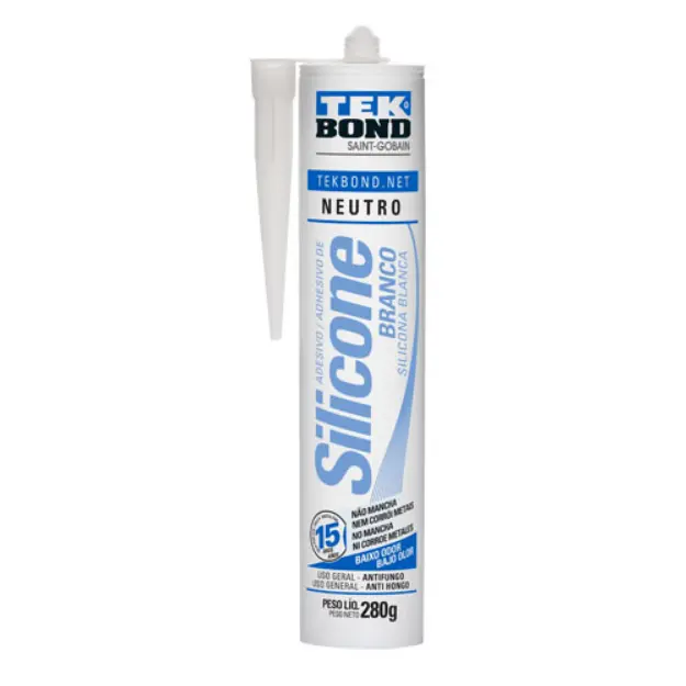 Silicona Acetica Blanca 280 g Cartucho