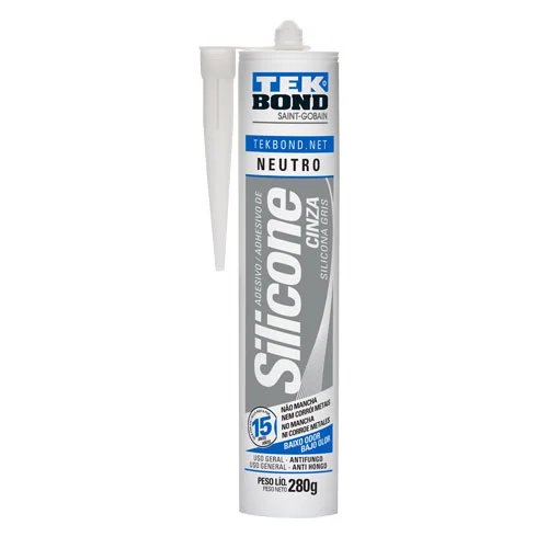 Silicona Neutra Gris 280 g Cartucho