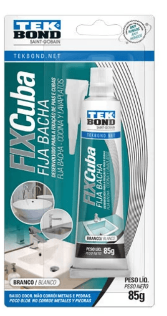 Adhesivo Fix Cuba Blanco  85 g Pomo