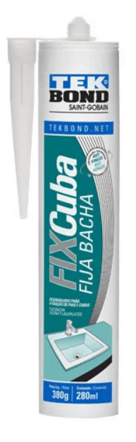 Adhesivo Fix Cuba Gris 380 g Cartucho
