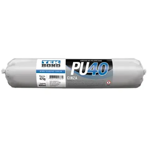 Adhe. de Poliuretano PU40 Gris 810 g Sachet (Bajo Ped)