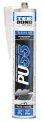Sellador Poliuretano PU55 (Parabrisa) 310 ml/ 418 g Negro TEK BOND