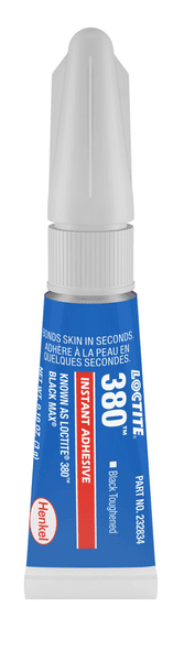 Loctite 380 Cianoacrilato Flexible Negro 28 g Pplast y Goma