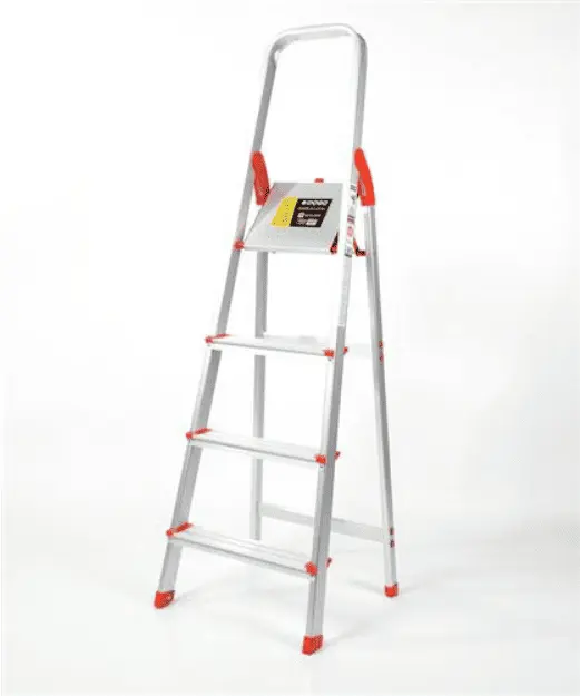 Escalera familiar de Aluminio Reforzado 4 Escalones 