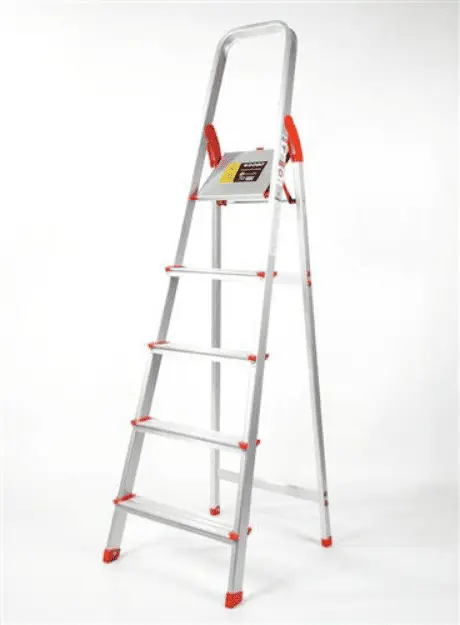 Escalera familiar de Aluminio Reforzado 5 Escalones 