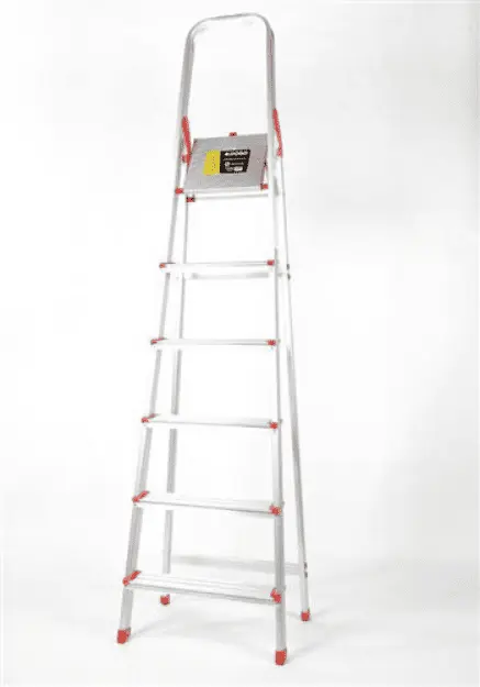 Escalera familiar de Aluminio Reforzado 6 Escalones 