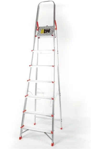 Escalera familiar de Aluminio Reforzado 7 Escalones 