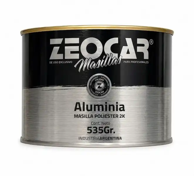 Zeocar Aluminia Masilla  Metalica  535 g