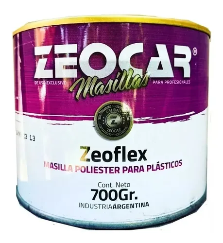 Zeocar Zeoflex Masilla Para Plasticos 700 g