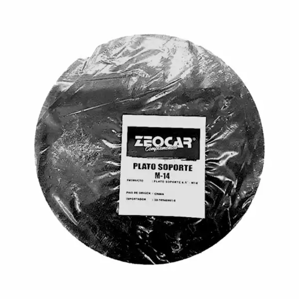 Zeocar Plato Soporte M14 con abrojo 7"
