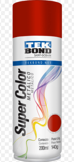 Pintura Aero 250 g Metalizado Rojo