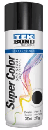 Pintura Aero 140 g Negro Satinado
