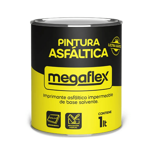Megaflex Pintura Asfaltica X 1 L