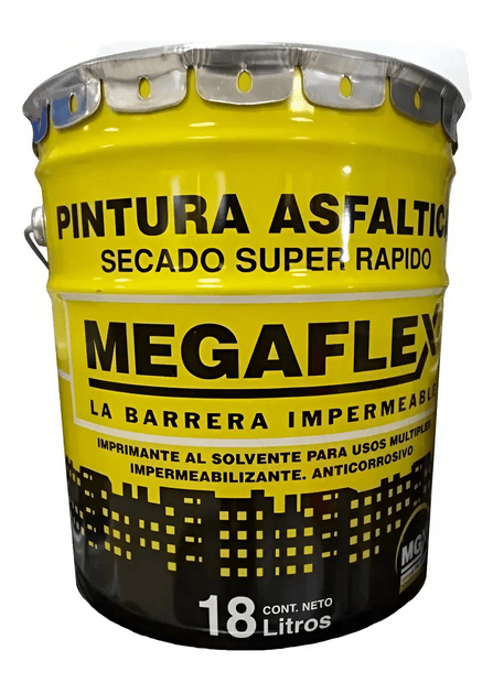 Megaflex Pintura Asfaltica X 18 L