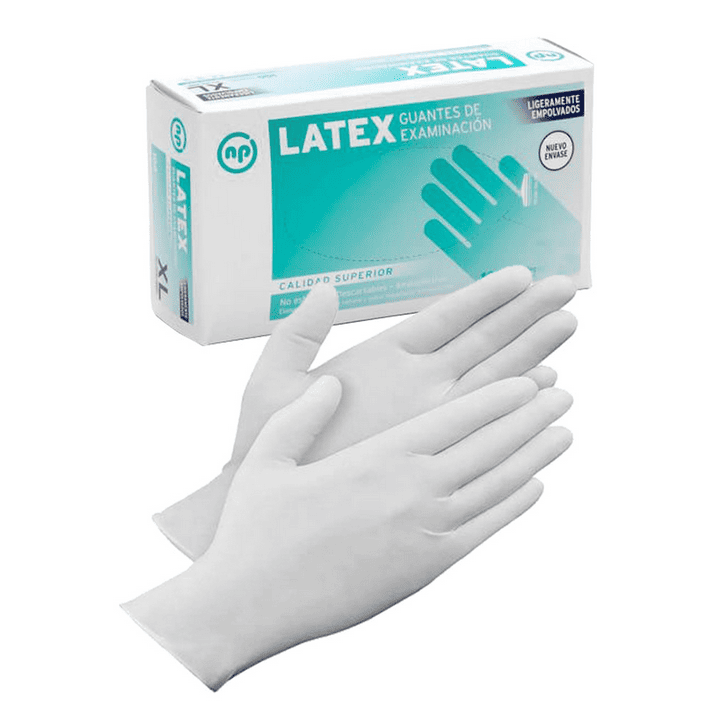 Guantes látex descartable (XL)