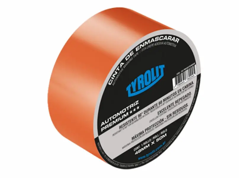 TYROLIT CINTA AUTOMOTOR PREMIUM 18mm*50m NARANJA