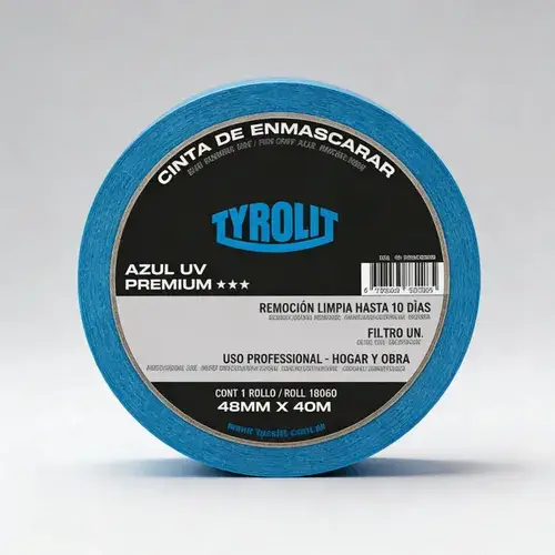 TYROLIT CINTA UV AZUL 18mm x 40m