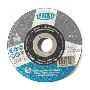 TYROLIT DISCO CORTE T41 BASIC ECO 180x1,6x22.2 TYECO-180