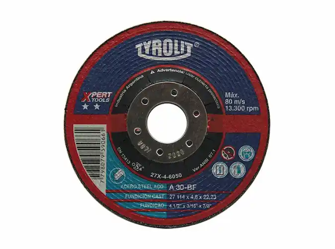 TYROLIT EXPERT TOOL DISCO DESBASTE 178x6,4x22.2 27X-12-6051