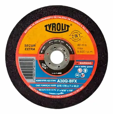 TYROLIT SECUR EXTRA DISCO DESBASTE 178x7x22.2