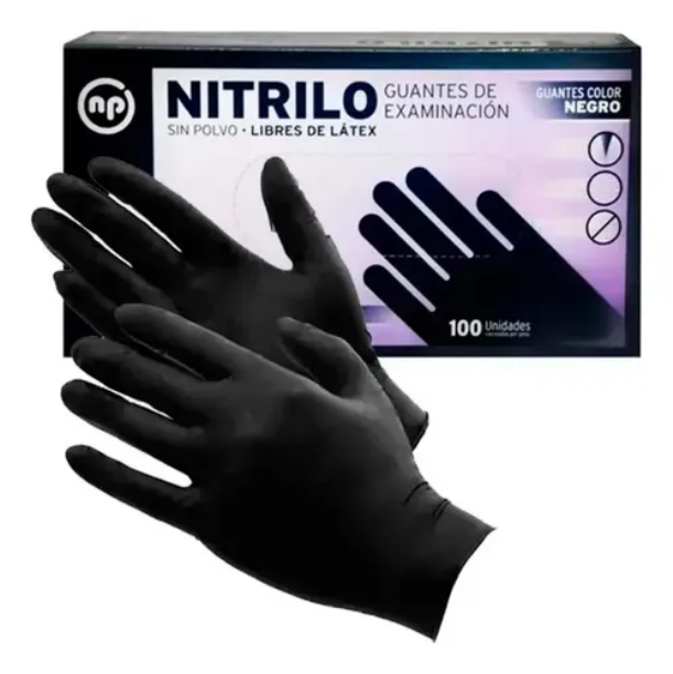 Guante de nitrilo descartable (Extra largo)