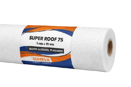 [VEN0009] Manta Geotextil Super Roof 75 grs. 1X25