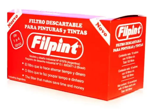 [FIL0001] Filtros de Pintura Filpint 1 a 4 Litros Premium