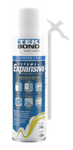 [ADH0037] Espuma Poliuretanica PU Expansible 500 ml/ 360 g