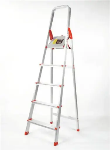[ESC0003] Escalera familiar de Aluminio Reforzado 5 Escalones 