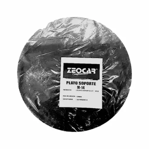 [ZEO0036] Zeocar Plato Soporte M14 con abrojo 7"