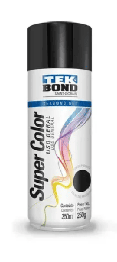 [AERTEK0002] Pintura Aero 250 g Uso Gral Negro Brillante
