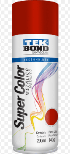[AERTEK0074] Pintura Aero 140 g Metalizado Rojo